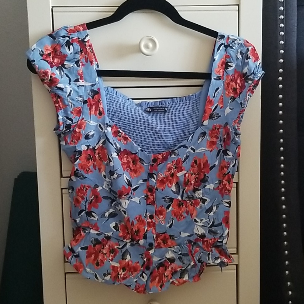 Zara floral top